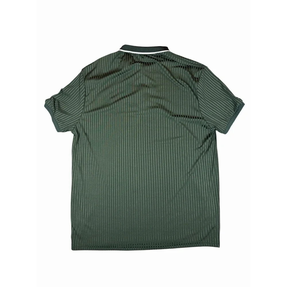 Polo Ralph Lauren Jeans Co Big Pony Polo Shirt Mens 2XL (fits XL) Green Striped